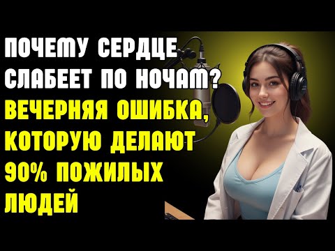 Видео: Почему сердце слабеет по ночам? Вечерняя ошибка, которую делают 90% пожилых людей | Здоровье пожилых