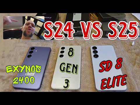 Видео: Samsung galaxy s25 vs s24 snapdragon elite vs 8 gen 3 vs exynos 2400 обзор и тест камеры и тротлинг