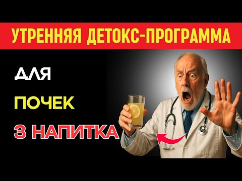 Видео: Как за 5 минут утром помочь почкам: простые напитки для очищения и энергии в пожилом возрасте !