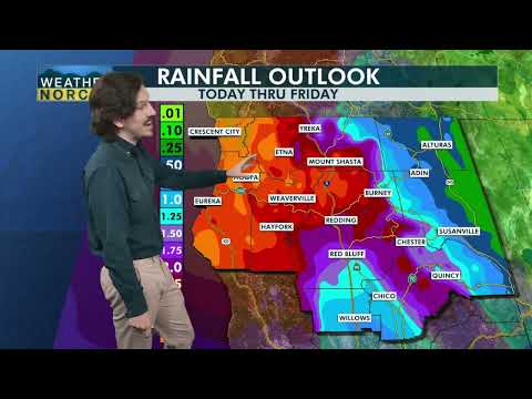 Видео: Прогноз погоды в Северной Калифорнии на 11-1 после полудня