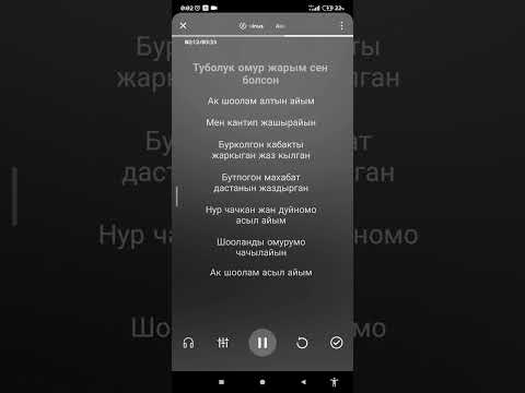 Видео: Акжолтой Канатбек уулу Сен барда караоке (Saldeyar )