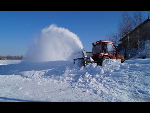 Видео: Снова расчистка снега