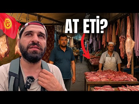 Видео: Конина продаётся на рынке! Удивлён низкими ценами на свинину 🇰🇬 ~250
