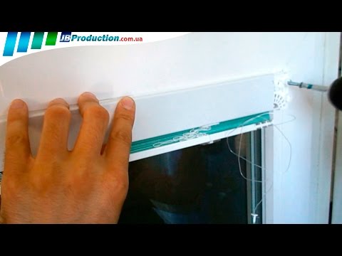 Видео: Установка Горизонтальных Жалюзи Венус на пластиковые окна (Venus) от JB Production