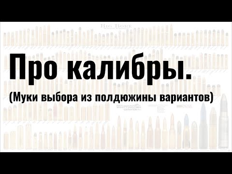 Видео: Про рациональный выбор первого калибра нарезного оружия.