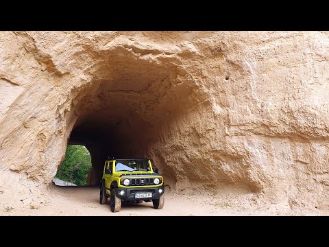 Видео: Мелнишки пирамиди, Тунел Любовище, Водопад Скока  с моето Suzuki Jimny