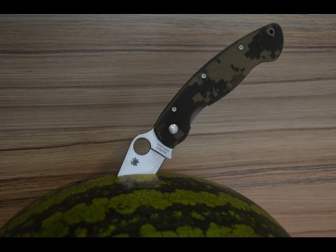 Видео: Кухонные монологи. Spyderco MILITARY