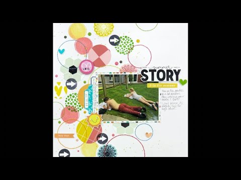 Видео: Видео процесса создания скрапбука № 676 — Pretty Little Studio «Ты моё солнышко» + новый шаблон с...