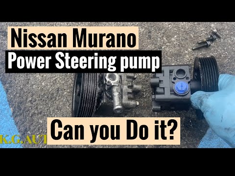 Видео: Замена насоса гидроусилителя руля Nissan Murano 🚙