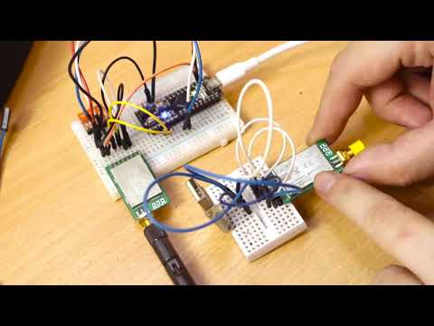 Видео: Безопасная передача данных радиомодулями Lora с UART интерфейсом