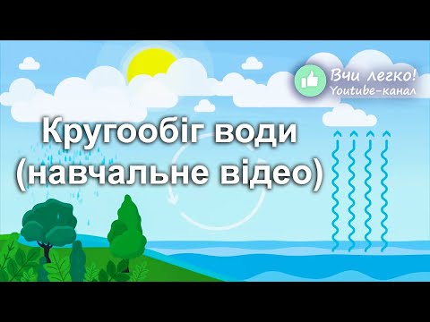Видео: Кругообіг води в природі для дітей. Колообіг води в природі. Навчальне відео для дітей про воду