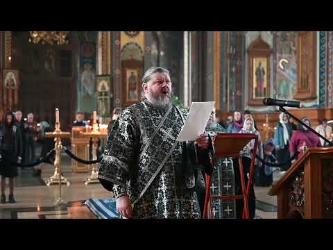 Видео: "Днесь висит на Древе..." - протод. Николай Терпугов