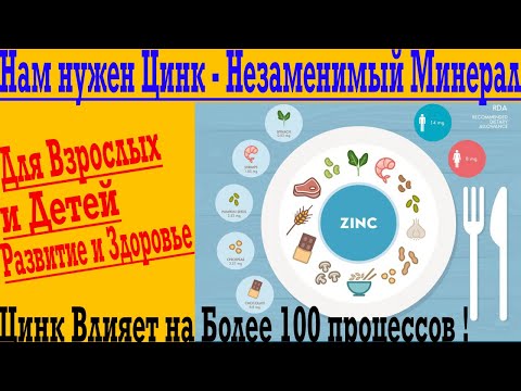 Видео: Цинк – незаменимый минерал! Начинайте пить каждый день!