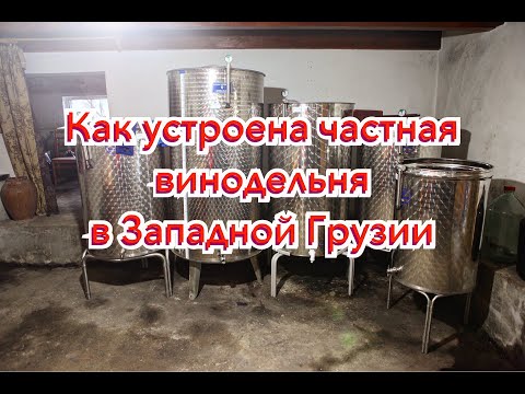 Видео: Как устроены частные винодельни в Западной Грузии