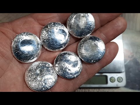 Видео: В мелких контактах из серебра ищем палладий Шикарные контакты!