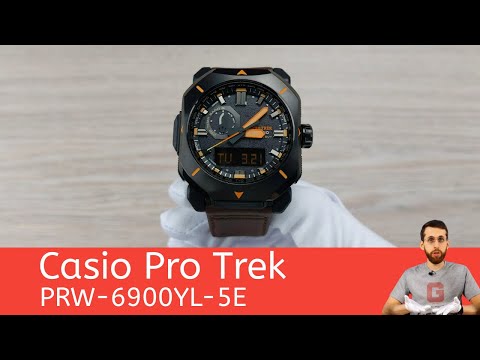 Видео: Часы для бушкрафта / Casio Pro Trek PRW-6900YL-5E