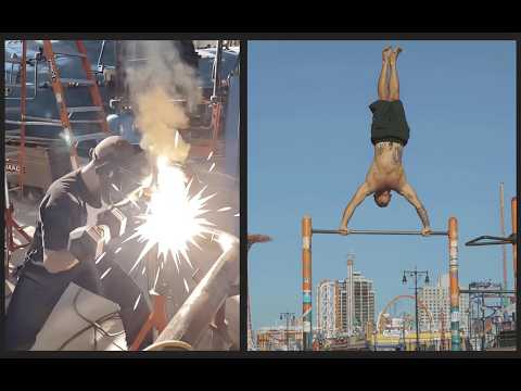 Видео: Как сварщик стал мастером воркаута: невероятные балансы на руках | язык озвучки - в настройках