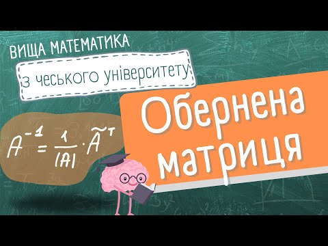 Видео: ОБЕРНЕНА матриця за алгебраїчними доповненнями (ВИЩА математика-легко!)