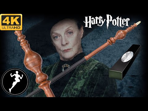 Видео: Минерва Макгонагалл. Волшебная палочка. Noble Collection.