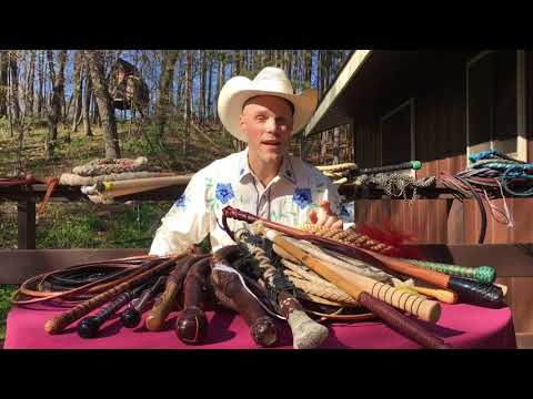 Видео: Множество различных материалов для кнутов