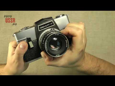 Видео: Фотоаппарат Зенит-7. Видео-обзор в HD качестве