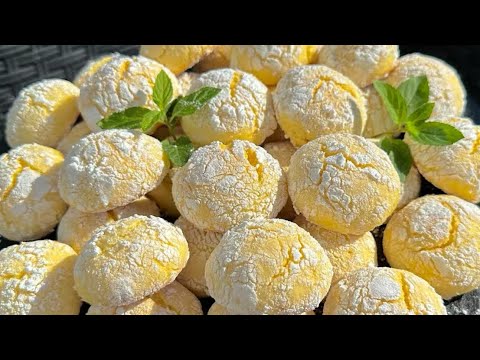 Видео: Лимонное печенье 🍪🍋 - Приготовление лимонных печений😍 - рецепт лимонного печенье #лимон #печенье 