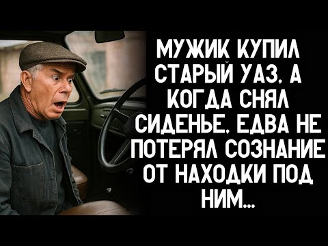 Видео: Мужик купил старый УАЗ, а когда снял сиденье, едва не потерял сознание от находки под ним…