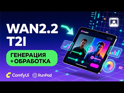 Видео: Wan2.2 Text-to-Image в ComfyUI 🎨 Генерация изображений + Постобработка (Workflow + RunPod) 🚀