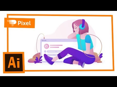 Видео: Рисуем модную девушку в Adobe Illustrator | векторная графика для новичков