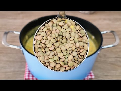 Видео: Зеленую чечевицу я готовила таким образом впервые и получилось отлично | Включить субтитры.👉⚙🌍.