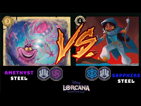 Видео: АМЕТИСТОВАЯ СТАЛЬ ПРОТИВ САПФИРОВОЙ СТАЛИ | Эпизод 1 | Серия «Club Lorcana Versus»