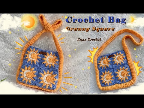 Видео: СУМКА КРЮЧКОМ ☀️🌙 Мастер делится секретами бабушкиного квадрата «Солнце и Луна»