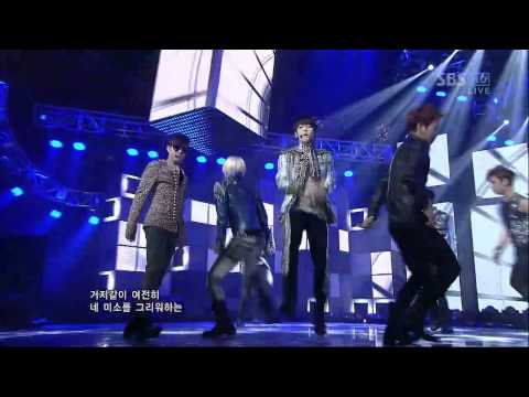 Видео: BTOB [безумный] @SBS Inkigayo популярная песня 20120422