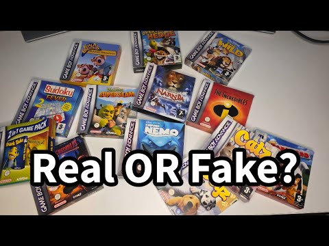 Видео: ПОМОГИТЕ! Мои игры для GameBoy Advance настоящие или поддельные?