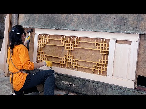 Видео: Процесс изготовления традиционных корейских ворот.