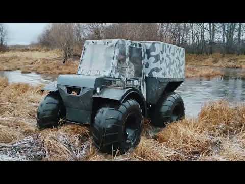 Видео: Проходимость ТДН вариатор с отключенным передним мостом