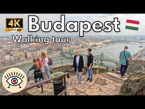 Видео: Будапешт, Венгрия [4K] HDR ✅ «Пешеходная экскурсия» Прогулка с субтитрами!