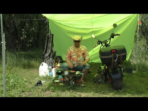 Видео: Одиночный поход на электроскутере с ночевкой. Часть 2. Мексиканская кухня.