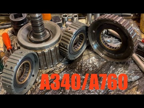 Видео: Сравнение входных валов и обгонных муфт (2nd GEAR) AISIN A760/761 иAISIN A340/41/43