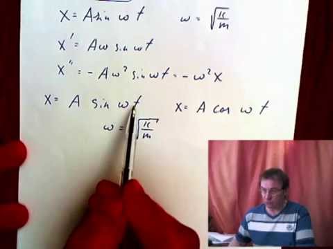 Видео: Колебания: пружина (1).