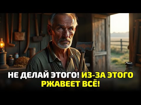 Видео: Ржавчина сжирает всё! 5 ошибок, из-за которых умирают твои инструменты!
