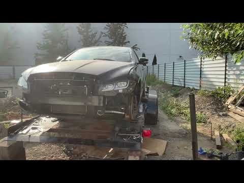 Видео: Jaguar XJ black работа идет)))