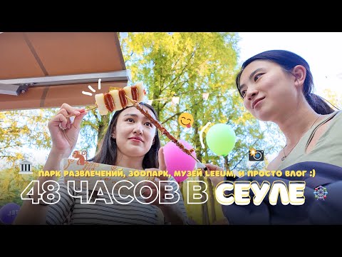 Видео: 48 часов в СЕУЛЕ: парк развлечений🎡, музей Leeum, мини зоопарк 🐇 Влог из Кореи!