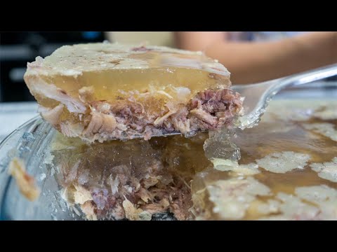Видео: Холодец без желатина из курицы и свиной рульки