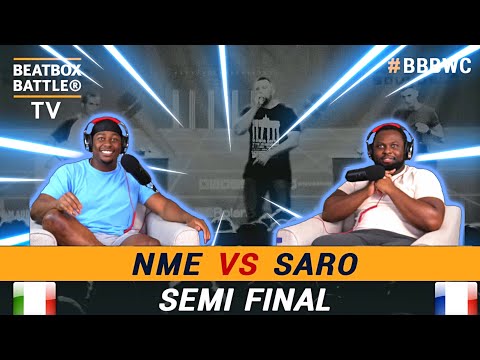 Видео: NME против Saro - Полуфинал Loop Station - 5-й чемпионат мира по битбокс-баттлу | Реакция братьев...