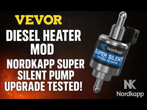 Видео: СУПЕР БЕСШУМНАЯ МОДЕРНИЗАЦИЯ НАСОСА ДЛЯ ДИЗЕЛЬНОГО ОТОПИТЕЛЯ Vevor мощностью 8 кВт!