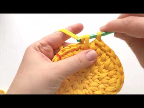 Видео: Видео №8 Вязание 5ого ряда донышка корзины