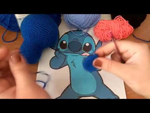 Видео: Подробный МК// Вязаная игрушка Стич. Часть 3.