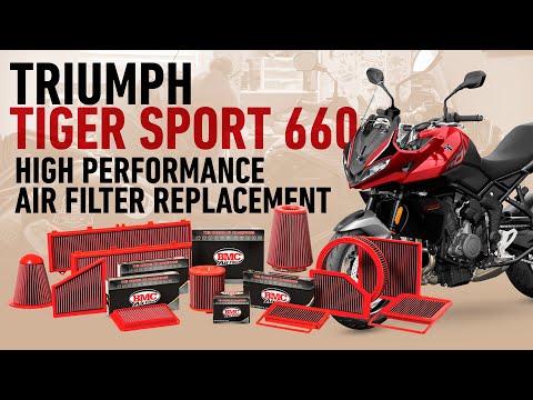 Видео: Triumph Tiger Sport 660: высокопроизводительная замена воздушного фильтра