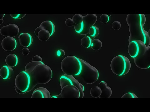 Видео: Обои Metaball Neon 4K UHD визуальный цикл 1 час